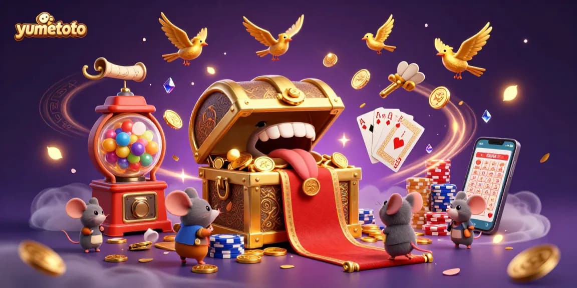 Engage with yumetoto's thrilling lottery experience filled with treasures and excitement.