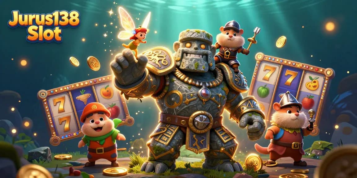 Engage with the thrilling Jurus138 Slot adventure featuring dynamic characters and rich slot elements.