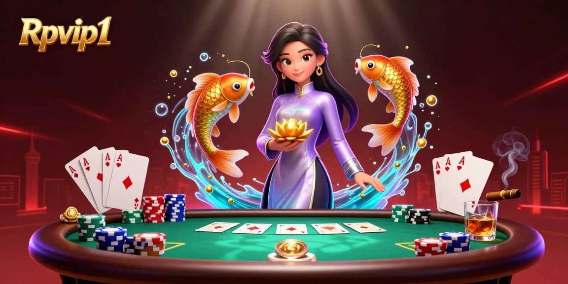 Rasakan permainan menarik di Rpvip1 dengan suasana poker yang menakjubkan menampilkan karakter yang hidup dan aksi yang dinamis.