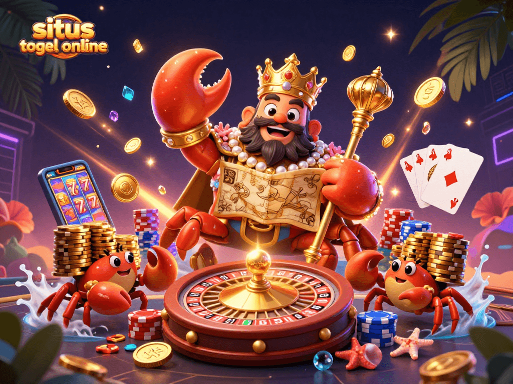 Menangkan hadiah di situs togel online dengan ilustrasi 3D karnaval penuh warna dan karakter yang berkilau.