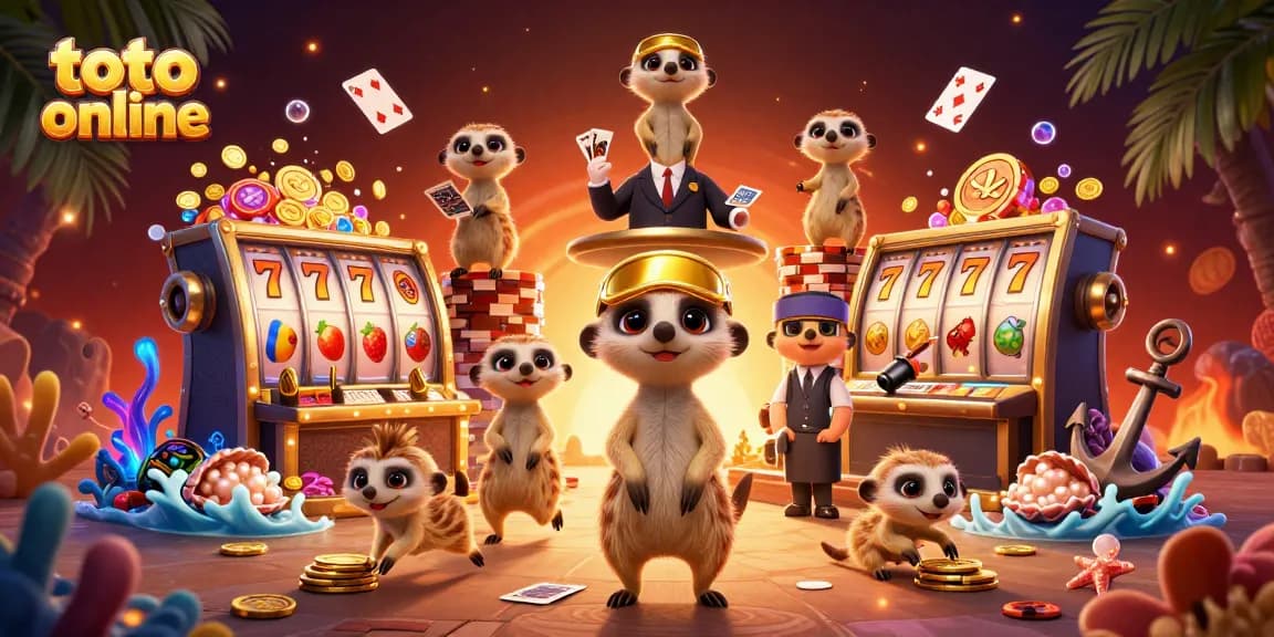 Menggoda dengan toto online sambil menikmati suasana kasino yang dikelola oleh koloni meerkat yang lucu.