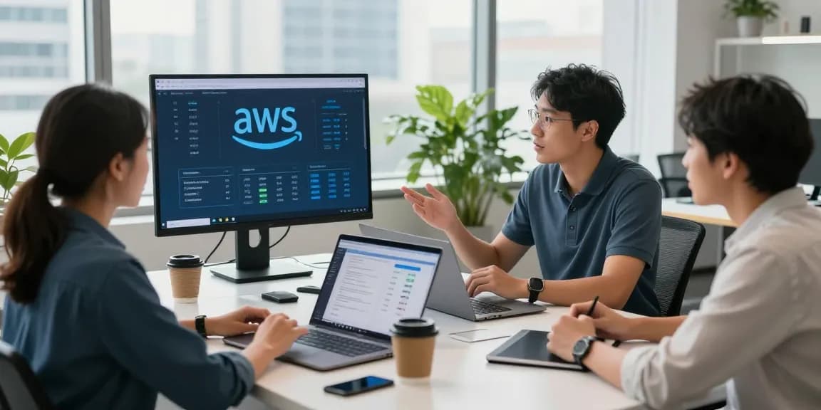 Collaboration in a modern workspace while purchasing buy aws accounts.