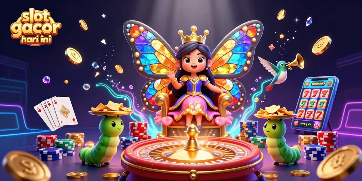 Menangkan slot gacor hari ini dengan tampilan 3D yang menakjubkan, di tengah koin emas dan permainan yang mendebarkan.