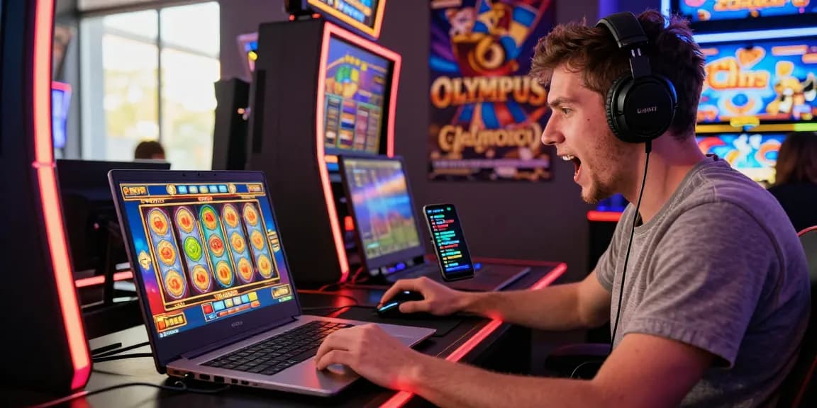 Engaging PAKHOKI online slot game scene with a player focused on vibrant gameplay elements