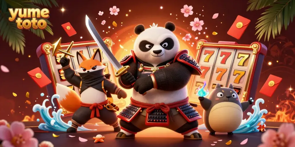 Engage with the vibrant world of yume toto featuring a samurai panda and fox. Experience thrilling slot adventures!