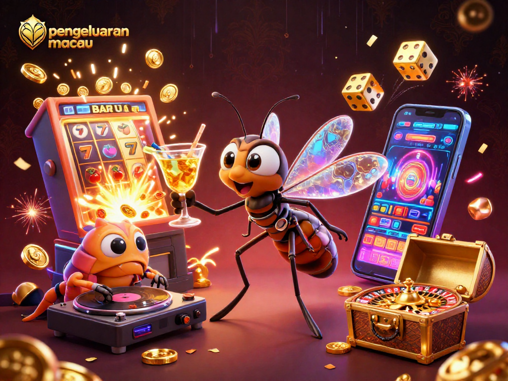 Menggali pengeluaran macau sambil menikmati jackpot dari mesin slot yang meledak dengan koin dan efek cahaya