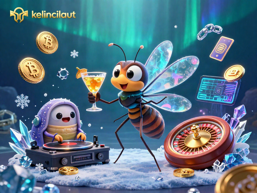 Experience kelincilaut at its finest with our vibrant 3D casino illustration showcasing unique characters.