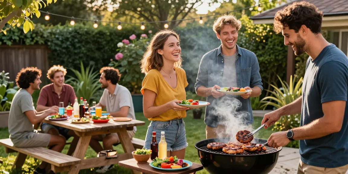 Cerita keseruan BBQ bersama teman-teman di pesta backyard dengan sajian grill dan suasana hangat, BOS88 terlibat dalam momen kebersamaan.