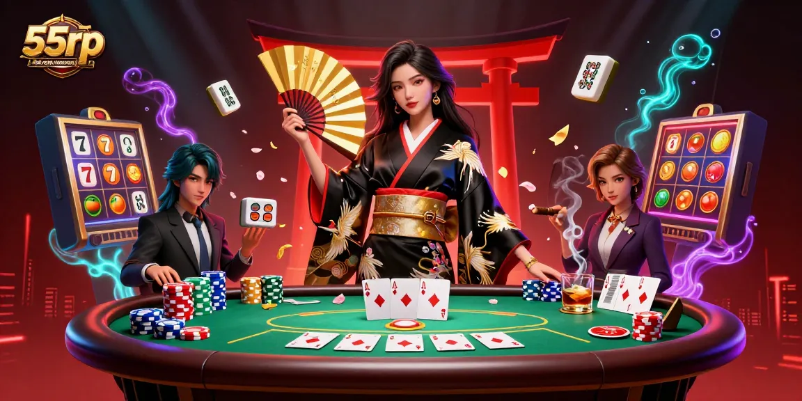 Experience engaging gameplay and exclusive promotions at 55rp slot online terpercaya with vibrant casino elements.