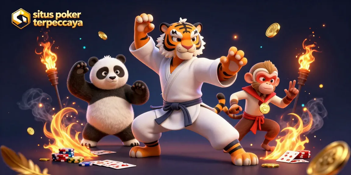 Experience the excitement of situs poker terpercaya with engaging characters and vibrant casino elements.