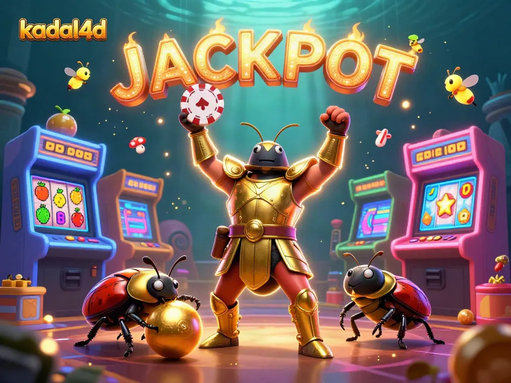Join the excitement of kadal4d with colorful slot reels and dynamic jackpot symbols