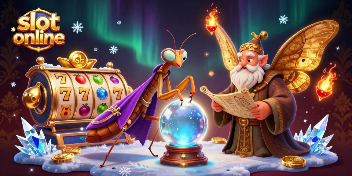Engage in slot online adventures with vibrant characters amidst spinning reels and lucky symbols.
