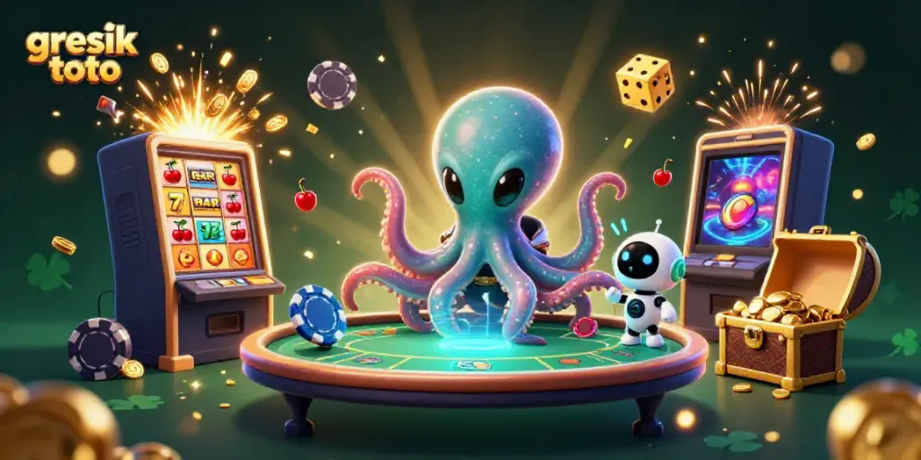 Gresik toto menghadirkan keseruan dengan alien dan robot pada meja poker holografis