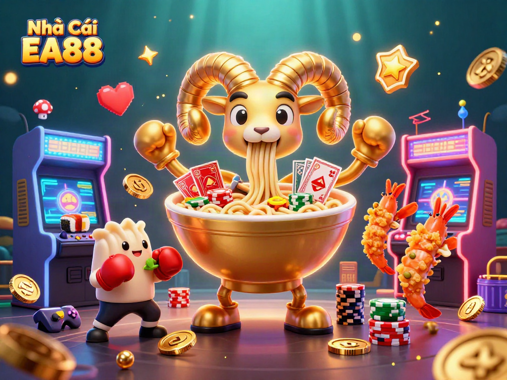 Engage with Nhà Cái EA88 as animated characters deal cards in an electrifying casino scene.