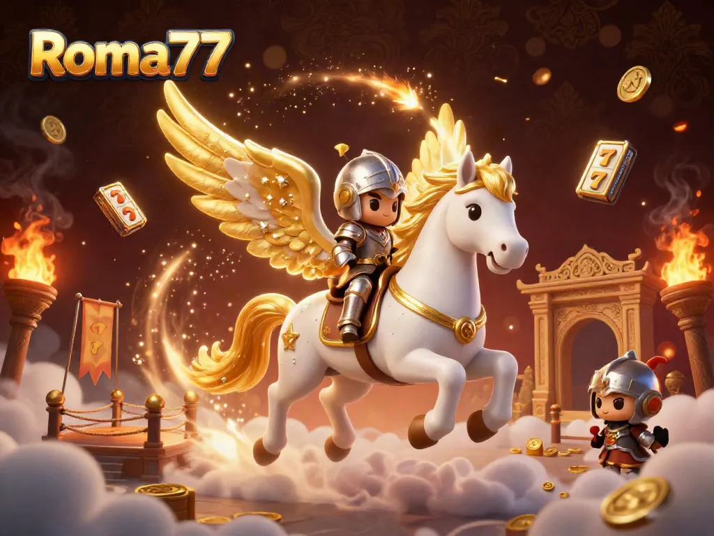 Engage with Roma77's imaginative slot adventure featuring heroic knights and lavish visuals.