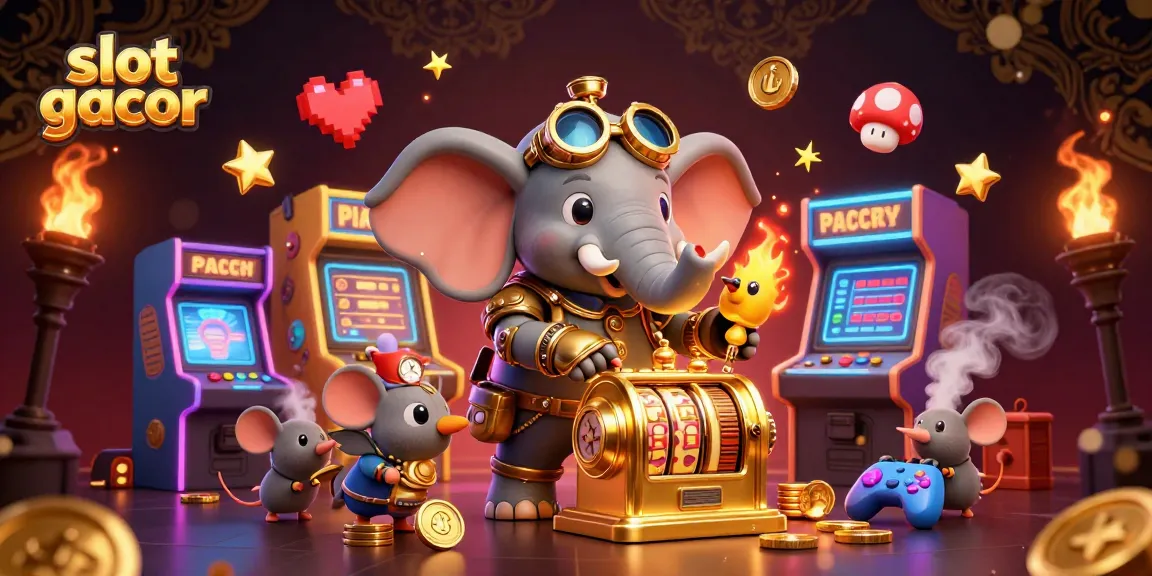 Experience excitement as the steampunk elephant wins big at slot gacor machines