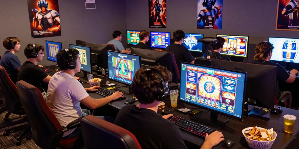 Daftar Modal138 dalam lingkungan permainan slot online yang dinamis dengan pemain bersemangat.