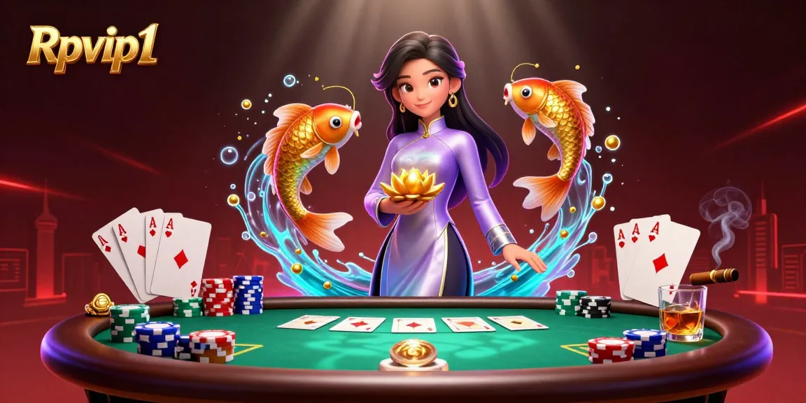 Rasakan permainan menarik di Rpvip1 dengan suasana poker yang menakjubkan menampilkan karakter yang hidup dan aksi yang dinamis.