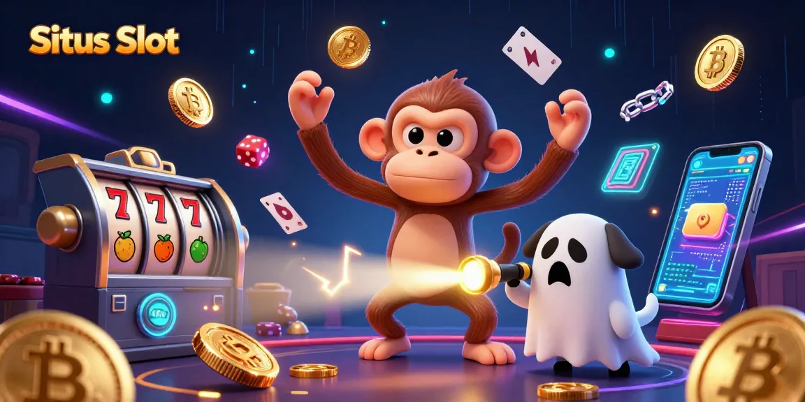 Immerse in the thrilling world of Situs Slot with vibrant characters and exciting game elements.