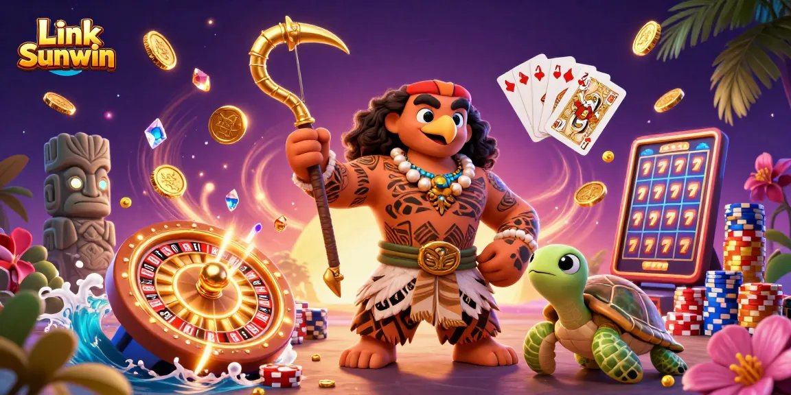 Experience the thrill of gambling with the vibrant Link Sunwin casino atmosphere featuring exciting game elements.