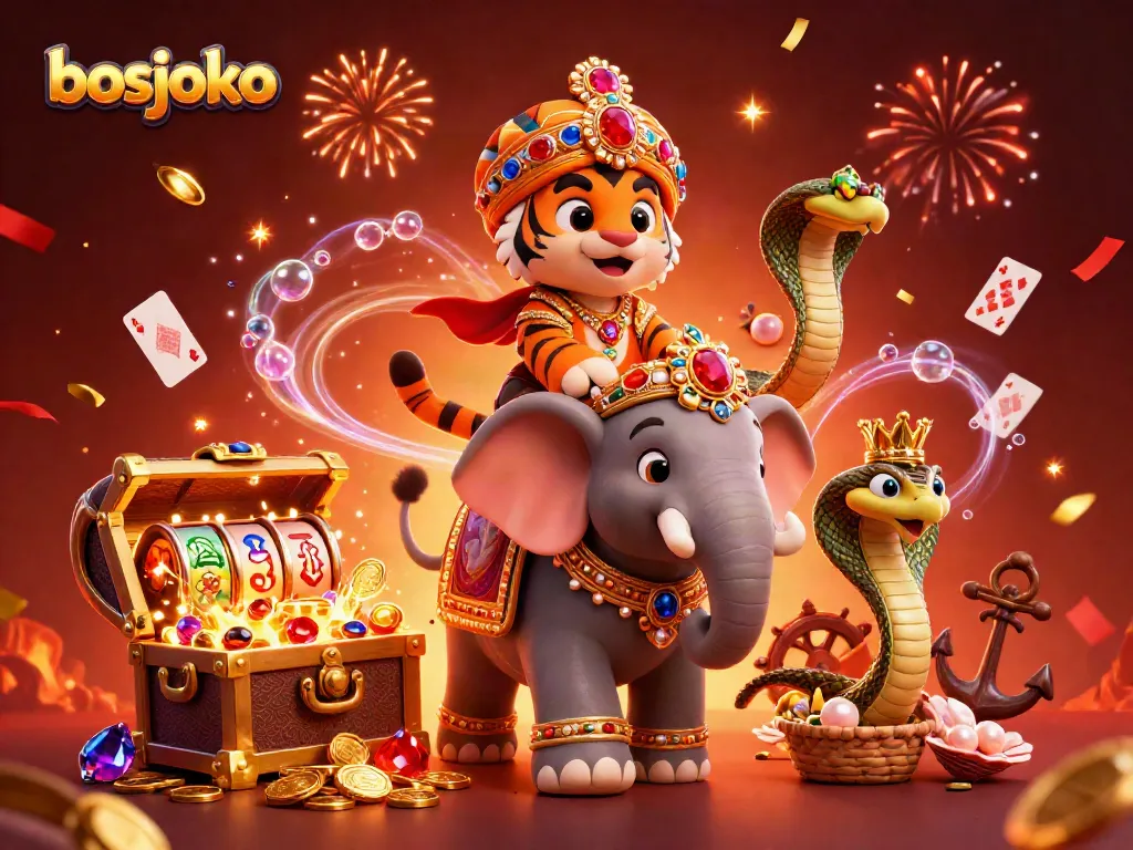 Experience thrilling slots at bosjoko with vibrant 3D illustrations featuring immersive elements.