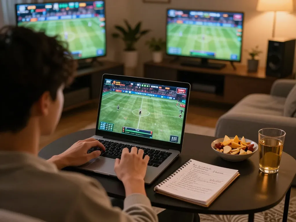 Engaging in sports betting online with ligasedayu from the comfort of home, analyzing stats and strategies.