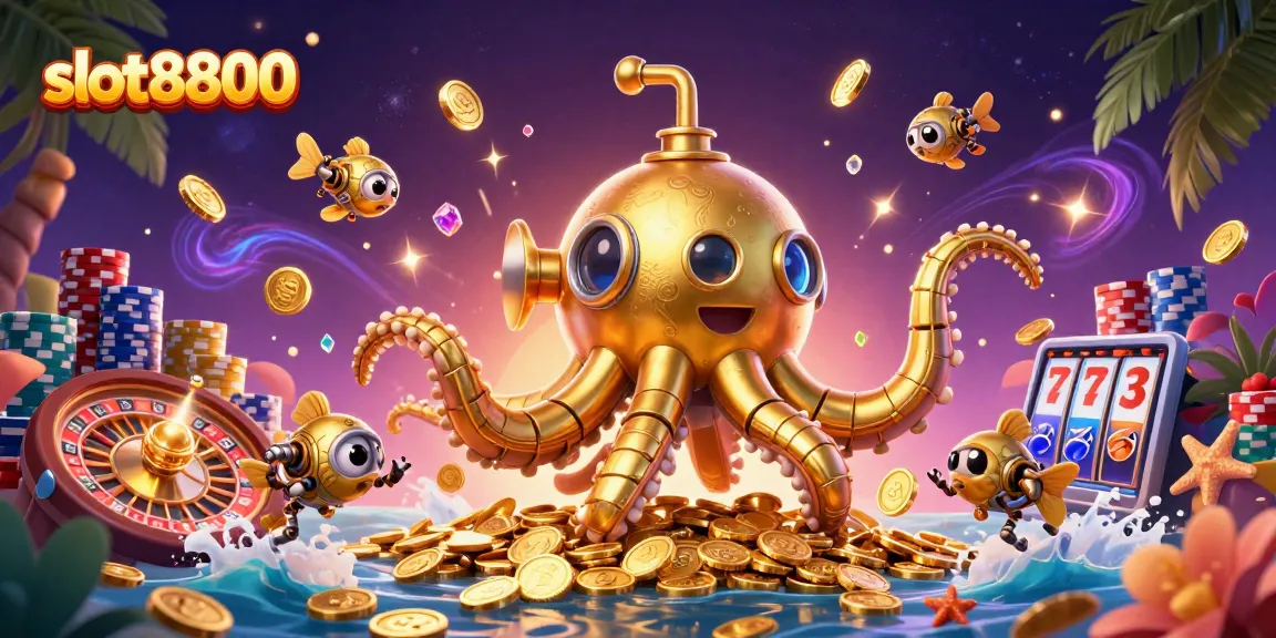 Slot8800 memberikan pengalaman seru bermain dengan peluang besar di tengah lautan koin emas.
