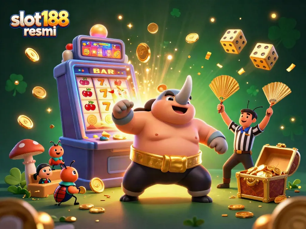 Slot188 resmi membawa keseruan dengan ilustrasi menarik dari permainan judi slot yang memukau.
