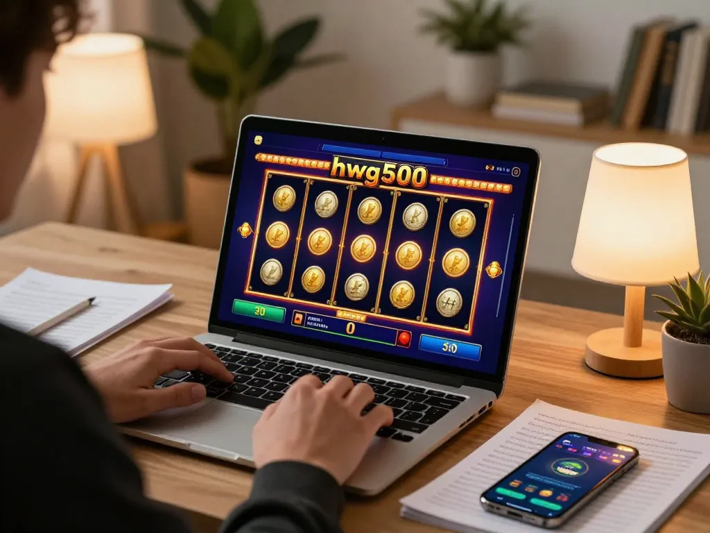 Mainkan slot menarik di hwg500 dengan antarmuka permainan yang cerah di rumah