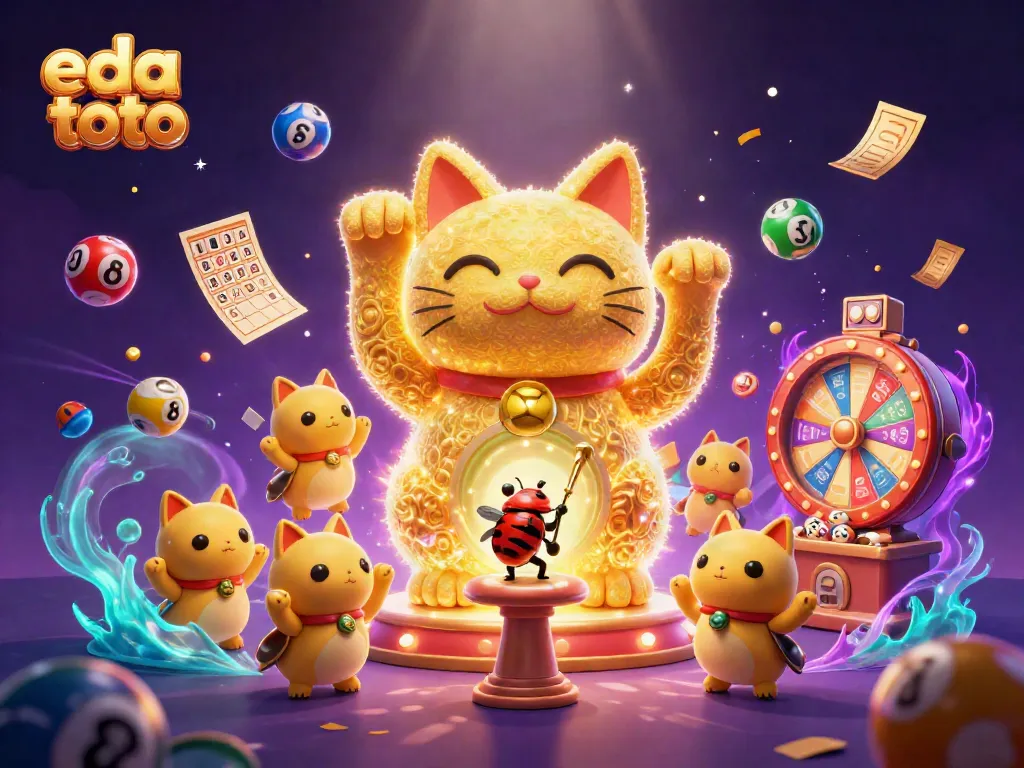 Menangkan jackpot di eda toto dengan simbol keberuntungan menyala di kasino virtual.