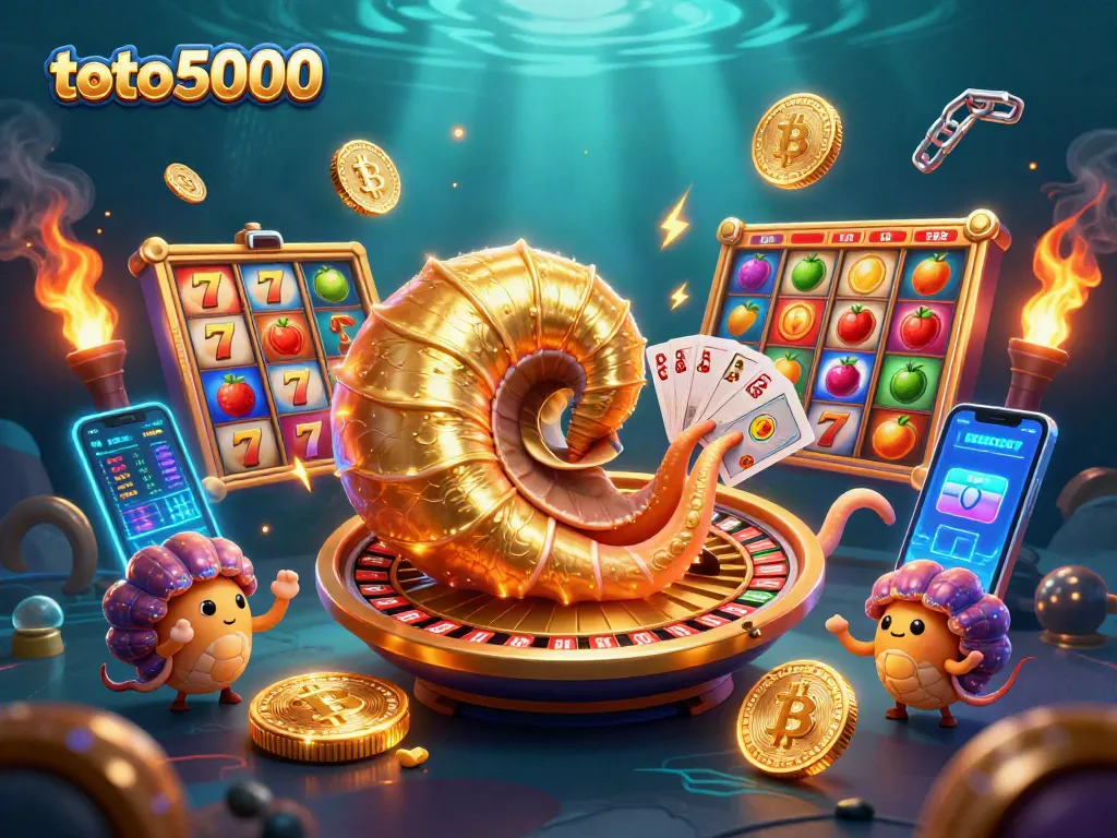 Experience exciting gameplay at toto5000 with vibrant slot reels and dynamic casino elements.