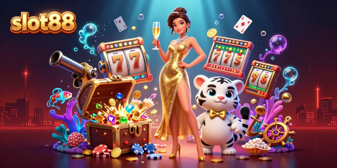 Experience the thrill of slot88 with glamorous visuals, jackpots, and festive gaming elements.