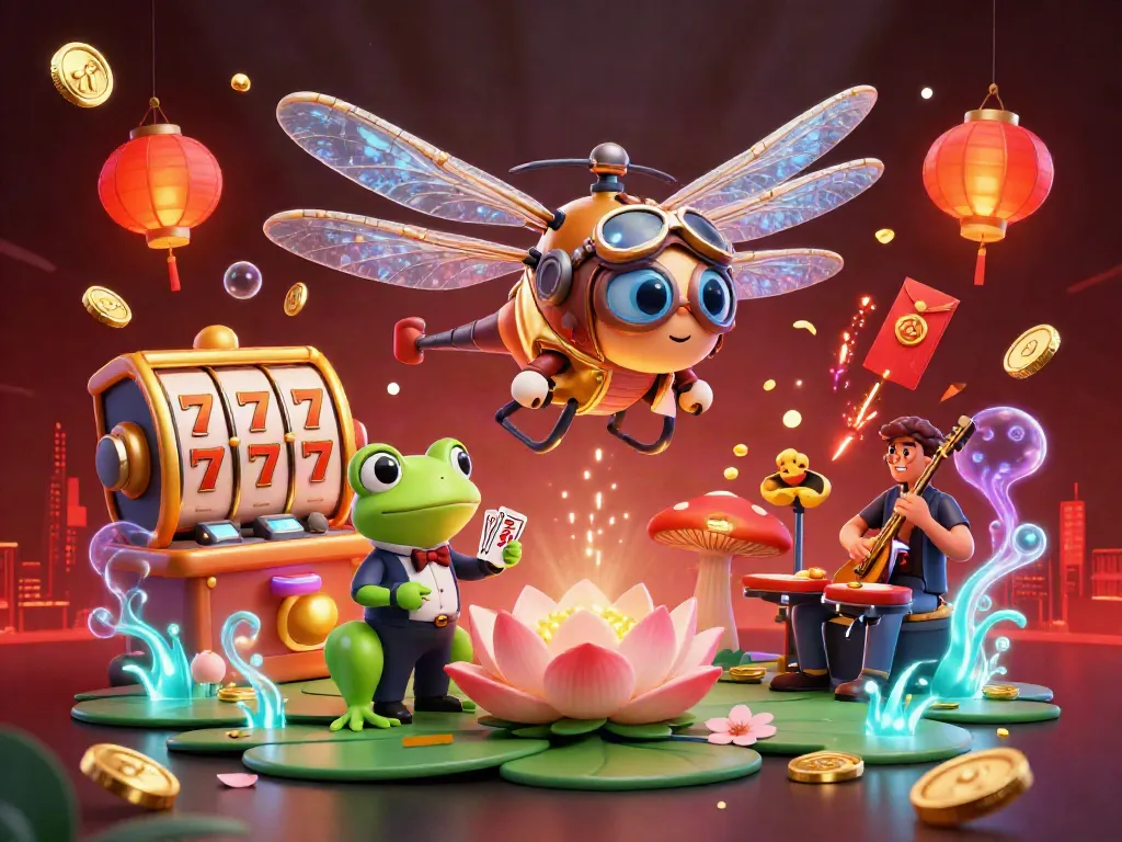 Experience thrilling casino action with dynamic characters and rich visuals.