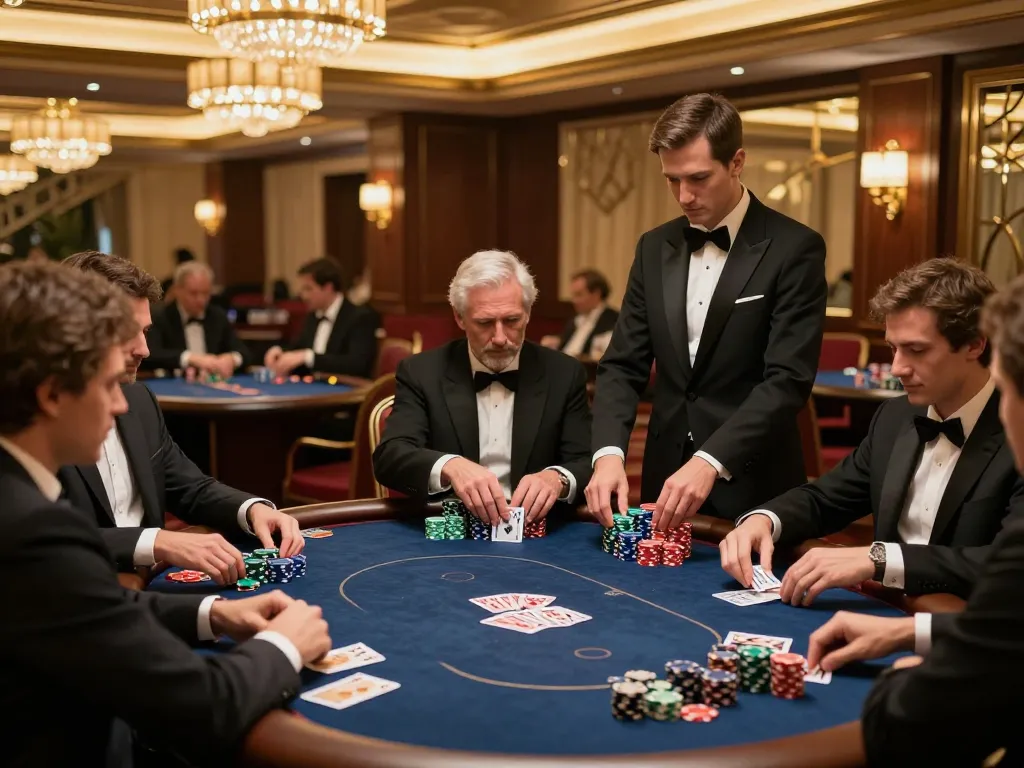 Watch players enjoy high-stakes poker in a luxurious setting at sharkysvintagepark casino.