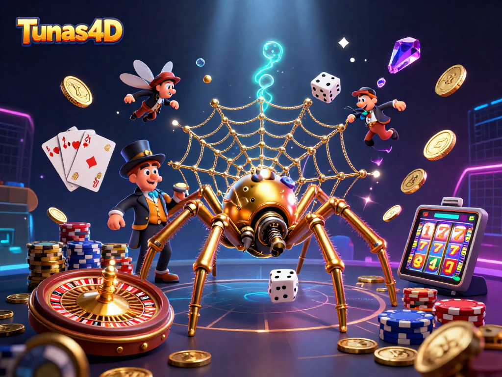 Tunas4D Casino adventure featuring playful characters and dynamic game elements for engaging gameplay.