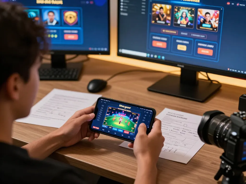 Engaging gameplay on situs gacor mobile app showing vibrant graphics and betting options.