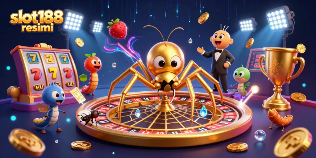 Permainan slot188 resmi, menang besar dengan simbol buah dan jackpot saat memasang taruhan.