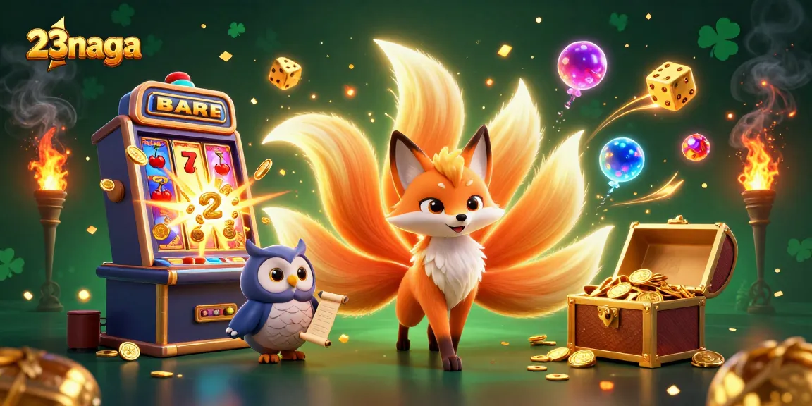Menangkan jackpot di 23naga dengan ilustrasi kasino penuh warna dan suasana magis.