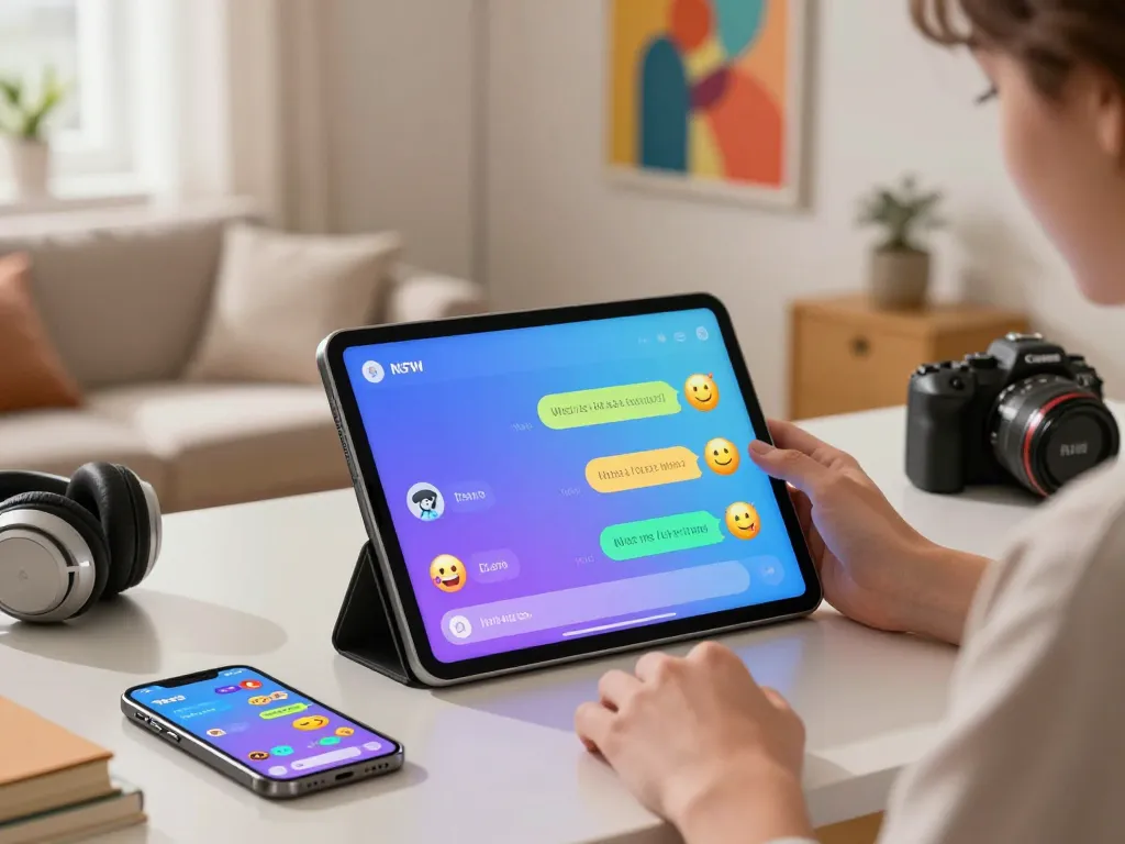 Experience engaging nsfw ai chat with customizable characters in a vibrant modern setup.