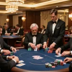 Watch players enjoy high-stakes poker in a luxurious setting at sharkysvintagepark casino.