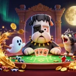 Experience the thrill of Slot Gacor Dewagg with an exciting scene featuring cartoon characters and dynamic casino elements.