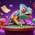 Menangkan permainan slot online dengan simbol keberuntungan dan suasana kasino yang meriah.