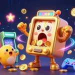 Kunjungi situs ini to celebrate with a golden slot machine bursting coins in this vibrant casino scene.