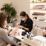 Pengalaman mewah di salon kuku LUXURY 12 dengan teknik nail art yang menawan dan suasana elegan.