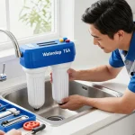 Waterdrop TSA 3-Stage Replacement Water Filter installed by trusted local professional for clean, safe drinking water